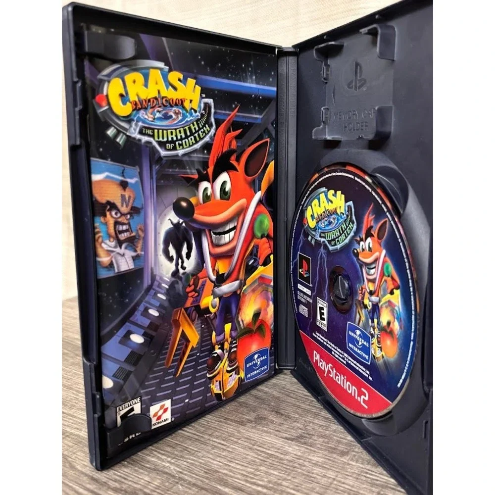 Crash Bandicoot The Wrath of Cortex Sony 2 PS2 Greatest Hits w Manual Tested